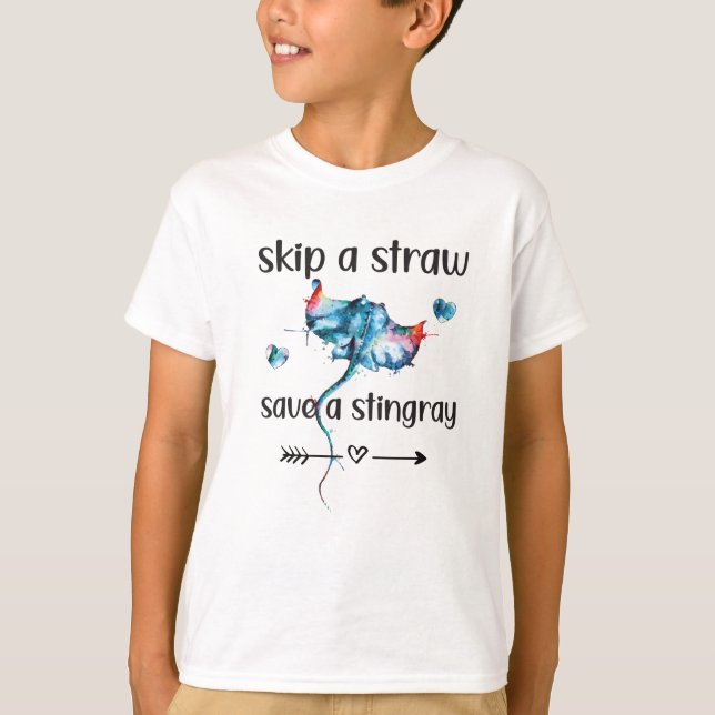 Stingray Lover Manta-Ray Ocean Sea Animal Stingray T-Shirt (Front)