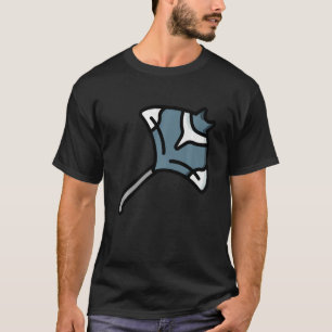 Stingray Manta Ray Retro Vintage Ocean Water Anima T-Shirt