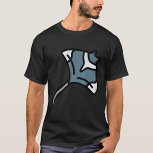 Stingray Manta Ray Retro Vintage Ocean Water Anima T-Shirt