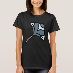 Stingray Manta Ray Retro Vintage Ocean Water Anima T-Shirt