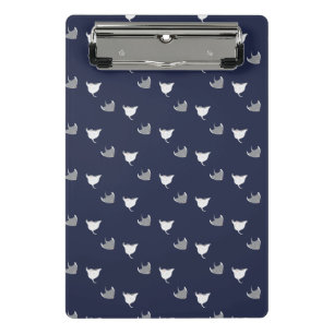 Stingray Pattern Mini Clipboard