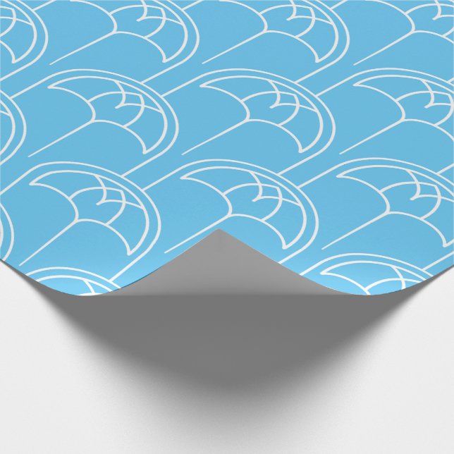 Stingray Pattern  Wrapping Paper (Corner)