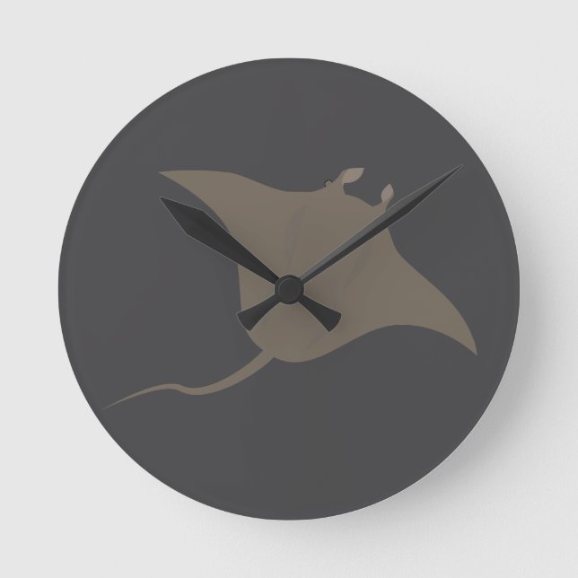 Stingray Round Clock (Front)