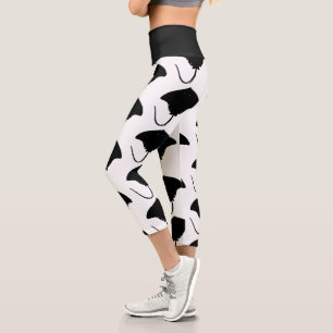 Stingray Silhouette Capri Leggings