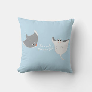 Stingrays Cartoon Cushion