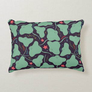 Stingrays Pattern Decorative Cushion