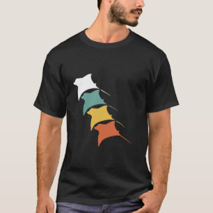 Stingrays Retro Vintage Long Sleeve T Shirt