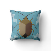 Stink bug and ladybug