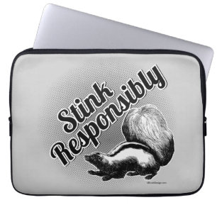 Stink Responsibly Laptop Sleeve