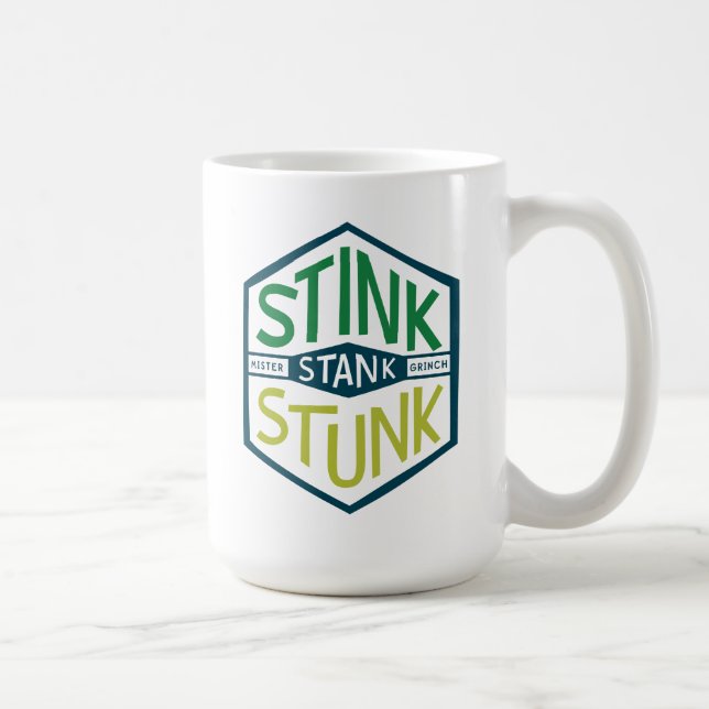 Stink Stank Stunk Badge Coffee Mug (Right)