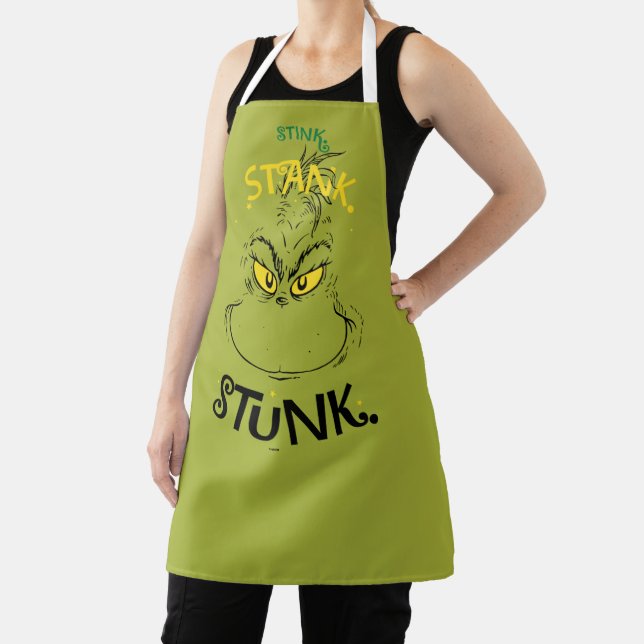 Stink Stank Stunk Mister Grinch Apron (Insitu)