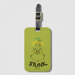 Stink Stank Stunk Mister Grinch Luggage Tag