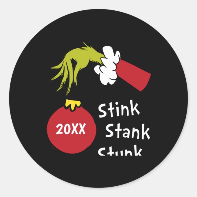 Stink Stank Stunk T Shirt  Classic Round Sticker (Front)