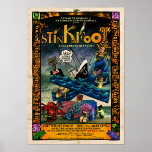 Stinkfoot 40th Anniversary Celebration Poster