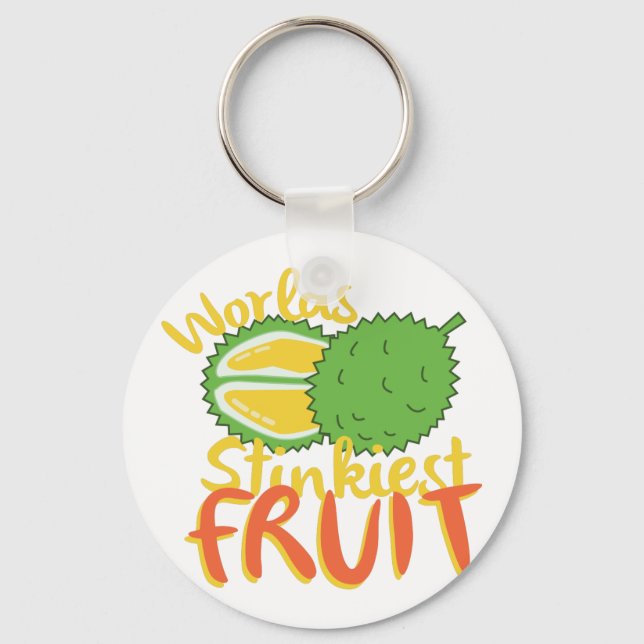 Stinkiest Fruit Key Ring (Front)