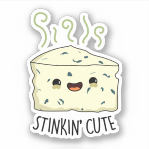 Stinkin Cute Funny Cheese Pun