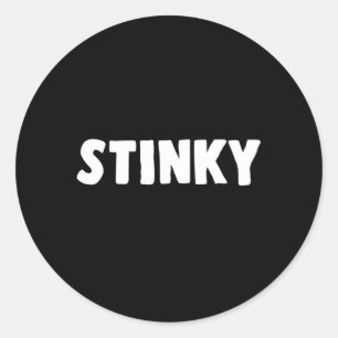Stinky Classic Round Sticker