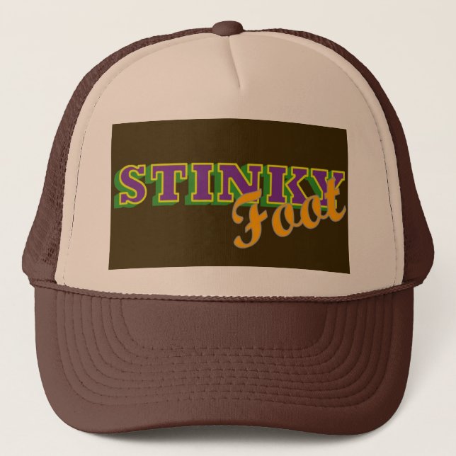 Stinky Foot Trucker Hat (Front)
