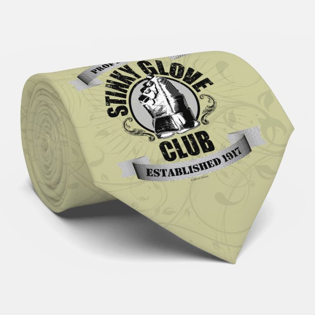 Stinky Glove Club (Hockey) Tie (Rolled)