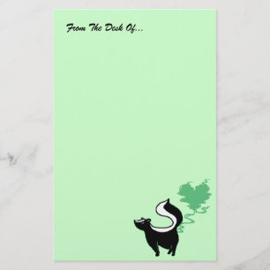 Stinky Love Skunk Stationery