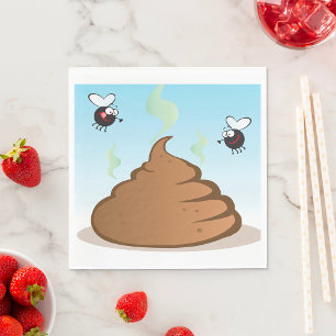 Stinky Pile Of Poop Napkin