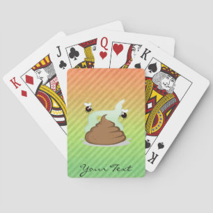 Stinky Poo design Playing Cards