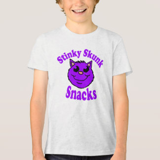 Stinky Skunk Snacks Tri-Blend Shirt