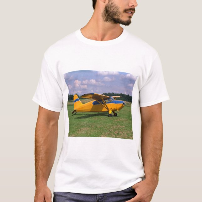 Stinson, 10, 1940, Port Bucyrus_Classic Aviation T-Shirt (Front)
