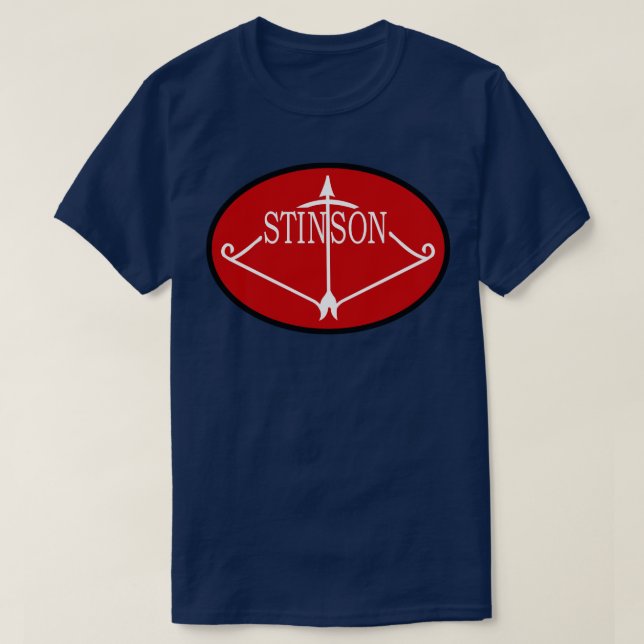 Stinson Aircraft Company Logo T-Shirt (Design Front)