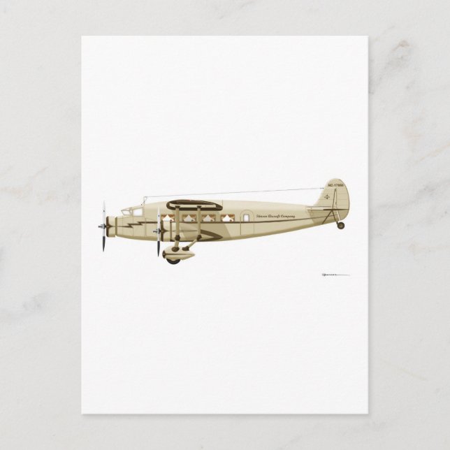 Stinson Airliner Model U Postcard (Front)