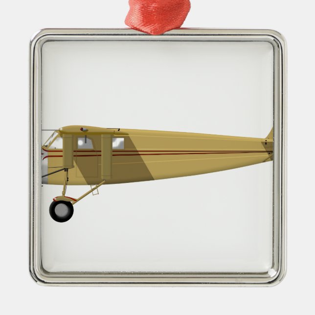 Stinson Junior Model S Metal Tree Decoration (Front)