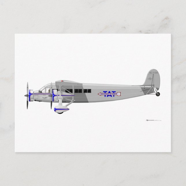 Stinson Model T Airliner Postcard (Front)
