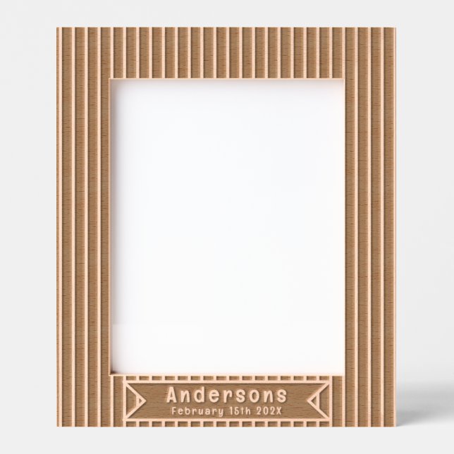 Stipes Personalised Etched Frames (Front)