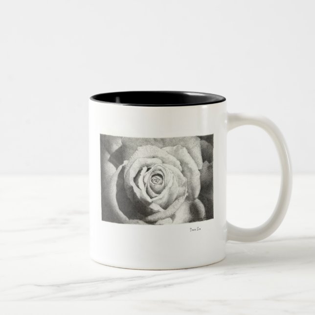 Stippled Rose Mug (Right)