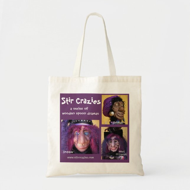 Stir Crazies Canvas Tote Bag (Front)