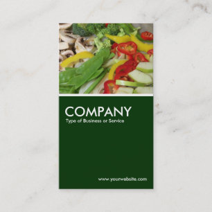 Stir-fry - Dark Green Business Card