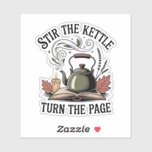 Stir the Kettle, Turn the Page — Cosy Tea & Book