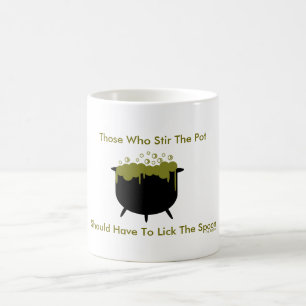 Stir The Pot Witch Cauldron Mug