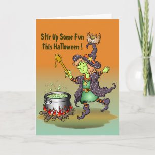 Stir Up Some Fun This Halloween! Card