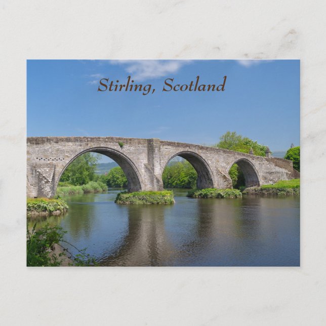 Stirling Bridge Scotland Postcard (Front)