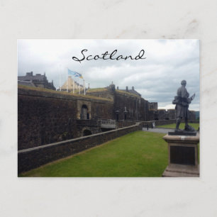 stirling castle front postcard