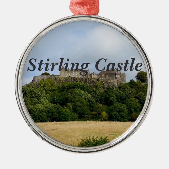 Stirling Castle Metal Tree Decoration (Front)