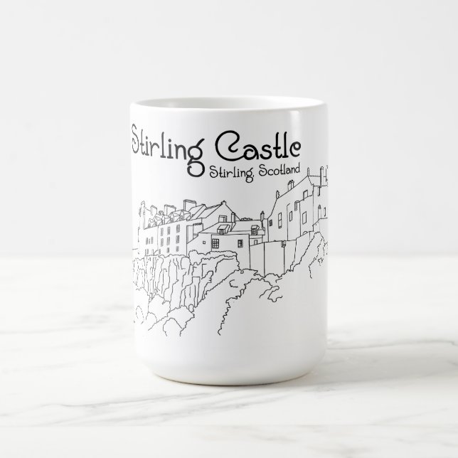 Stirling Castle Scotland Coffee Mug (Center)