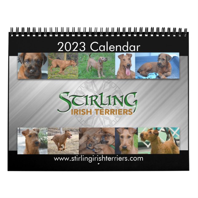 Stirling Irish Terriers Calendar 2023 (Cover)