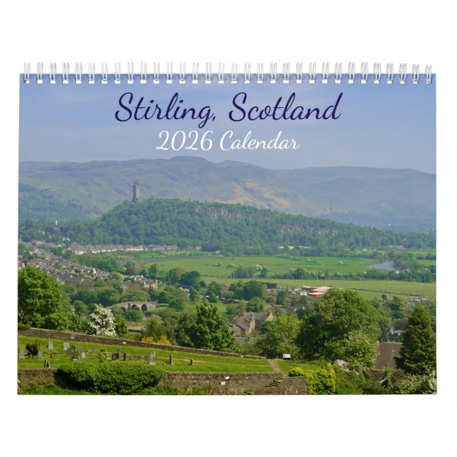 Stirling Scotland 2026 Calendar (Cover)