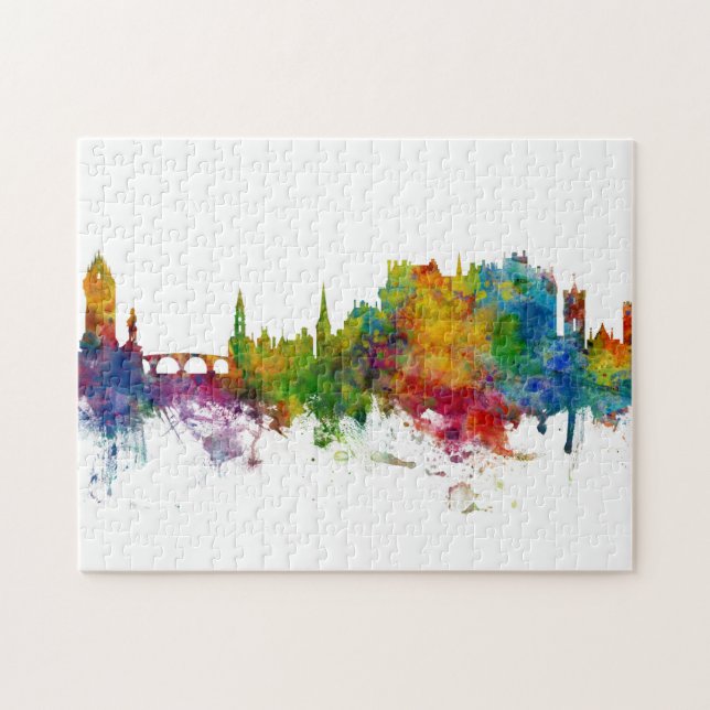 Stirling Scotland Skyline Jigsaw Puzzle (Horizontal)