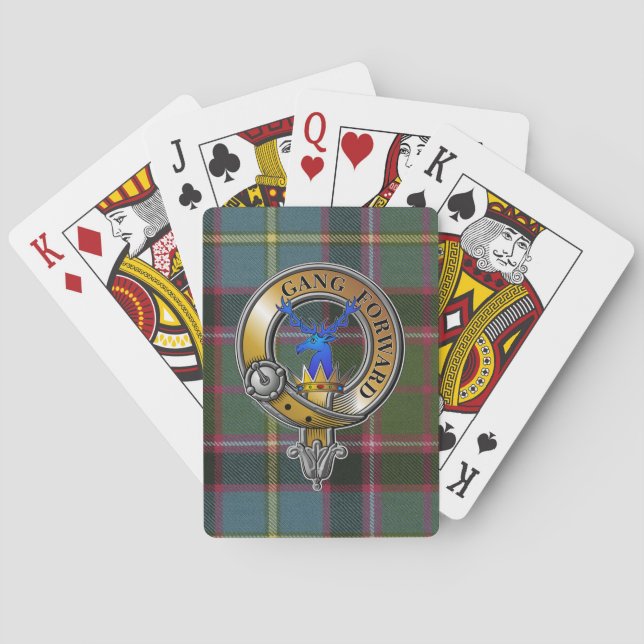 Stirling Tartan & Badge Playing Cards (Back)