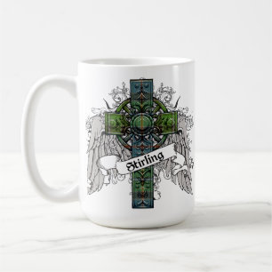 Stirling Tartan Cross Coffee Mug