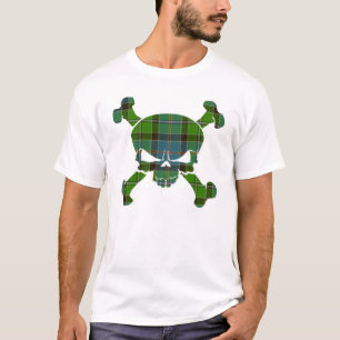 Stirling Tartan Skull No Banner T-Shirt