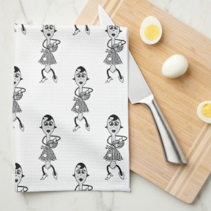 Stirring up something good kitchen towel